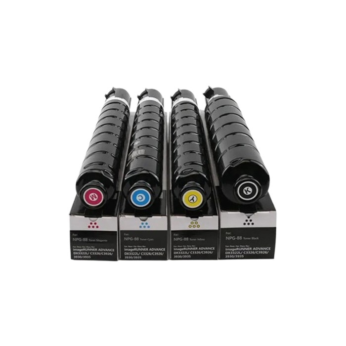 Canon iR ADVANCE DX C3922 C3926 C3930 C3935 C3922i C3926i C3930i C3935i C-EXV64 GPR-66 NPG-88 Color Toner Cartridge